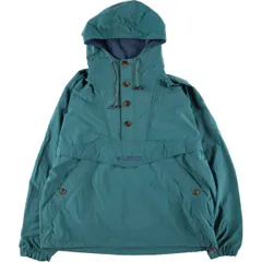 古着 90~00年代 コロンビア Columbia ハーフボタン アノラックパーカー メンズL相当/eaa612578