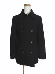 エムケー ミッシェルクラン MK MICHEL KLEIN Ｐコート ウール 38 ブラック 黒 /ftのサムネイル