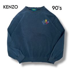 90s KENZO GOLF 刺繍ロゴ切替スウェット メンズ4(XL相当) - メルカリ