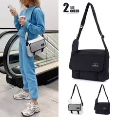 【送料無料】ショルダーバッグ ファスナー開閉 オールシーズン メッセンジャーバッグ ユニセックス レディース メンズ ボディバッグ 斜め掛け アウトドア 韓国製 軽い 収納力