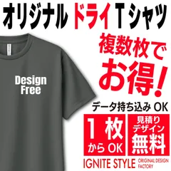 オリジナルドライTシャツ｜チーム/クラス/イベント/スタッフ/ユニフォーム 名入れOK 吸汗速乾 スポーツ向け 迅速発送