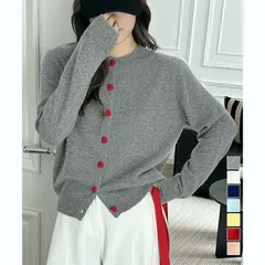 【送料無料】ハートボタンニットカーディガン秋冬韓国風