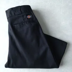 ■古着 Dickies ディッキーズ 874BK ワークパンツ チノ 黒 実寸W30L28【D1707】