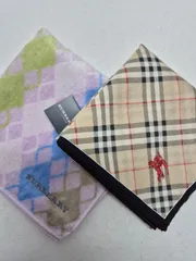 【新品】BURBERRY メンズハンカチ & タオルハンカチ セット