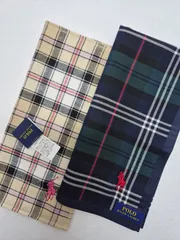 【新品】POLO RALPH LAUREN メンズハンカチ & タオルハンカチ セット