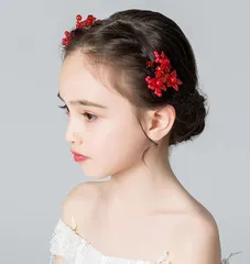 【新商品】ヘアアクセサリー ヘアピン ヘアコーム 髪飾り ピアノ発表会 子供ドレス 結婚式 髪飾り 女の子 キッズ イヤリング付き おしゃれ 可愛い フォーマル 発表会 誕生日 プレゼント 卒業式 入学式 卒園式 入園式 ヘアピン