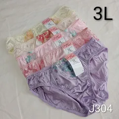 (J304)【3L5枚】 レディースショーツ XXL まとめ売り パンツ