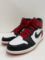 Nike Air Jordan 1 Black Toe Reimagined ナイキ エアジョーダン1  ハイ オージー ブラックトゥ リイマジンド　メンズ　26.5cm スニーカー　ホワイト/ブラック/レッド