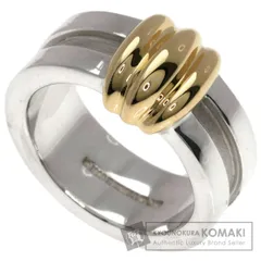 TIFFANY&Co. ティファニー グルーブドウィズ リング・指輪 SV K18YG レディース [中古]