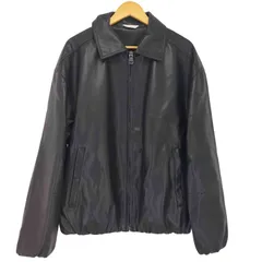 ザラ ZARA フェイクレザーボンバージャケット メンズ import：L 