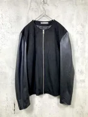 ZARA ザラ 3548/650/800 コントラストレザー ジャケット sizeS/黒  ■■メンズ