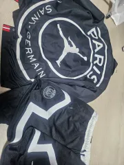 在庫処分正規品)) PSG X ジョーダン ウィンドブレーカー & ハーフパンツ セット