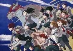 【中古】原画イラストボード 僕のヒーローアカデミア フルカラーアートボード