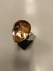 M7　スワロフスキー　Swarovski　アクセサリー　リング　【訳アリ】　石に傷あり　シルバー　指輪