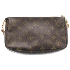 LOUIS VUITTON (ルイヴィトン) モノグラム ポシェットアクセソワール ブラウン PVC M51980