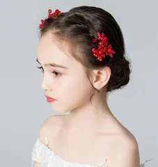 【新商品】ヘアアクセサリー ヘアピン ヘアコーム 髪飾り ピアノ発表会 子供ドレス 結婚式 髪飾り 女の子 キッズ イヤリング付き おしゃれ 可愛い フォーマル 発表会 誕生日 プレゼント 卒業式 入学式 卒園式 入園式 ヘアピン