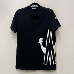 【加古川店】 中古 MONCLER | モンクレール 半袖Ｔシャツ MAGLIA T-SHIRT 国内正規品 E20918046150 ブラック サイズ：M 【108】