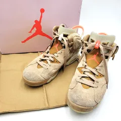【中古品】NIKE ナイキ × TRAVIS SCOTT トラヴィス・スコット AIR JORDAN 6 RETRO SP DH0690-200 エアジョーダン 6 レトロ SP スニーカー シューズ 靴 【160-260211-as-21-izu】