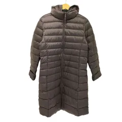 ユニクロ UNIQLO ウルトラライトダウンフーデットコート ダークブラウン XLサイズ レディース JPN：XL 