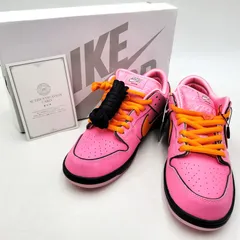 【中古美品】NIKE SB ナイキエスビー × THE POWERPUFF GIRLS パワーパフガールズ DUNK LOW PRO QS FD2631-600 ダンク ロー プロ QS スニーカー シューズ 靴 【160-260211-as-22-izu】
