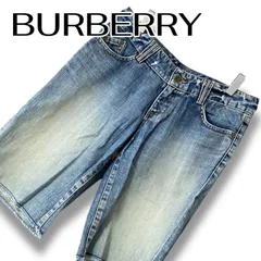 BURBERRY バーバリー ブルー レディース パンツ ショートパンツ ハーフパンツ デニム カジュアル 【サイズ25】Sサイズ相当 0001036OC