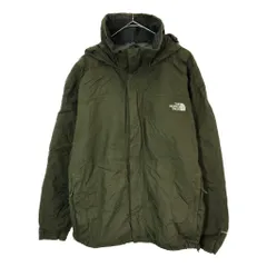 00年代 THE NORTH FACE ノースフェイス HYVENT マウンテンパーカー グリーン(メンズ XL)中古 古着 X3100