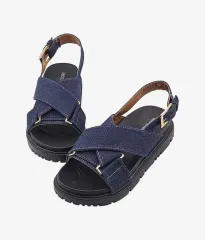 デニムストラップサンダル