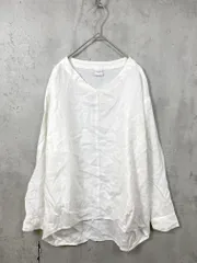 URBAN RESEARCH DOORS アーバンリサーチドアーズ DRA5-23A106 定価9900円 リネンバックタック プルオーバー sizeM/白  ■■レディース