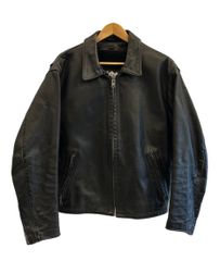 襟付き シングルライダース スポーツジャケット ビンテージ60s 70s 50s