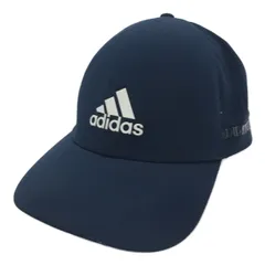 中古 アディダスゴルフ adidas GOLF キャップ フリー 57-60cm ネイビー ツアー ライトテック UV機能
