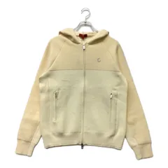 未使用品 メンズ キャロウェイ Callaway ブルゾン M アイボリー 白系 ダブルジップパーカー ニット