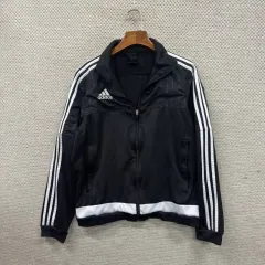 アディダス カジュアル 刺繍 ロゴ トラックジャージ ジャージ ジップアップ 100 A06055