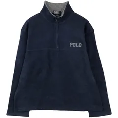 古着 ラルフローレン Ralph Lauren POLO by Ralph Lauren ハーフジップ フリースプルオーバー メンズL相当/eaa612580