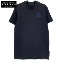 MONCLER モンクレール 国内正規 23年 I20918C00069 ﾌﾞﾗｯｸ ﾛｺﾞﾜｯﾍﾟﾝ 半袖Tｼｬﾂ L