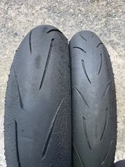 ダンロップ α-13SP 110/70R17、140/70R17セット - メルカリ