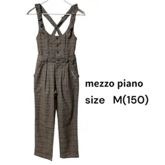 No.K2 (♡)メゾピアノ  2way  チェック柄サロペット  レトロ