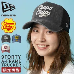 【限定商品】ニューエラ チュッパチャプス トラッカー メッシュ キャップ 帽子 NEW ERA  9FORTY A-Frame Chupa Chups 14863789 14863788 14863787 チュッパチャップス