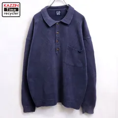 90s vintage GAP 無地 ブランク ニットセーター メンズ 表記Sサイズ