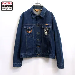 80s USA製 vintage ラスラー RUSTLER デニムジャケット メンズ 表記Mサイズ