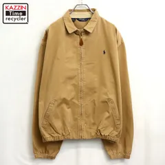 80s USA製 vintage RALPH LAUREN ワンポイント刺しゅう スイングトップ メンズ 表記XLサイズ
