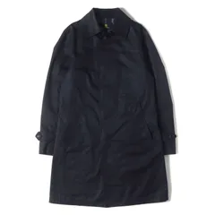 GRENFELL グレンフェル コート ネイビー 紺 サイズ:36 | 定番人気モデル | グレンフェルクロス ステンカラーコート | 英国製 | アウター ジャケット 上着【メンズ】【中古】