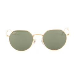 Ray Ban レイバン サングラス | ジャック メタルフレーム サングラス (RB3565 JACK 9196-31) | ゴールドフレーム / クラシックグリーンレンズ | 53□20 145 | イタリア製 ブランド 眼鏡【メンズ】【中古】