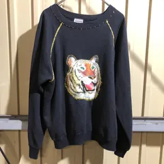 1802 Hanes トレーナー ブラック XL ヘインズ スウェット プリントロゴ トラ USA製 90s 古着卸 アメリカ仕入