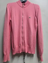 ラコステ ウール コットン ニット ジップアップ カーディガン 95