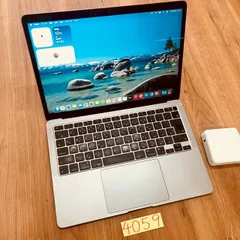 【動作確認済み】 MacBook air 13インチ 2020 アップル Apple M1 16GB 512GB 動画編集可能 カメラ内蔵 ノートPC ノートパソコン SSD搭載 macOSインストール済み 【4059】