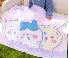 ちいかわ ブランケット (ちいかわ) ちいかわ ハチワレ うさぎ カニ モモンガ