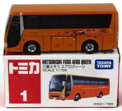 【中古】トミカ 1/156 三菱ふそうエアロクィーン(オレンジ/赤箱/ベトナム製) 「トミカ No.1」
