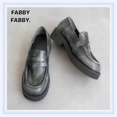FABBY FABBY. プレーンコインローファーシューズ 無駄のない美しさ。飽きのこない定番ローファー♪ Mサイズ〖新品未使用品〗50%off！【送料無料】