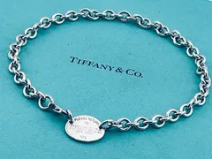 a206 美品　Tiffany&Co. ティファニー　リターントゥ　オーバルタグ　プレート　ネックレス　シルバー　925