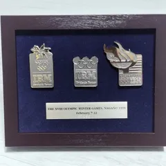【1000個限定】1998年 長野オリンピック IBM ピンバッジ3点セット シリアルナンバー入り 0492/1000 希少 コレクターズアイテム